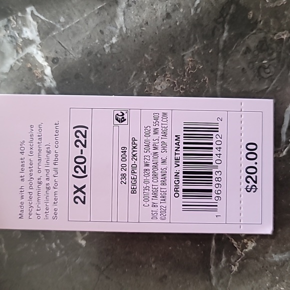 Wild Fable Beige Animal Print Ribbed Underwire Bralette Bikini Set, Size 2X - Picture 11 of 12